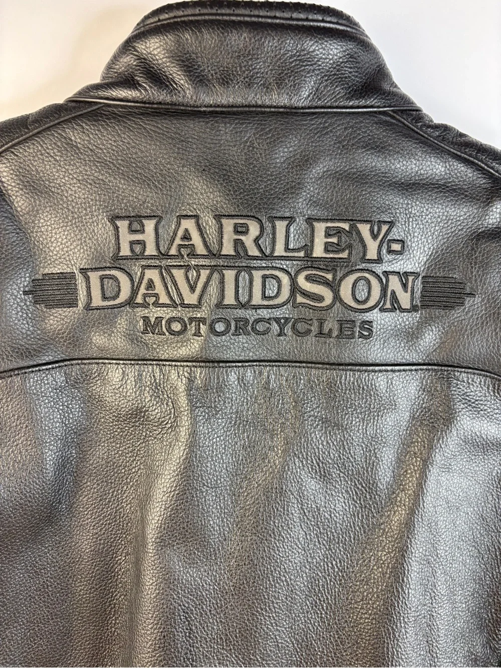 Harley-Davidson Men's Swingarm 3-in-1 Black Leather Jacket‎ Like New!